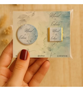 Söz Nişan Kına Nikah Düğün Hatırası Metal Açacak Magnet