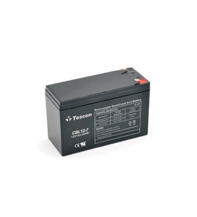 TESCOM Combatt CBL12-7 12V 7Ah Bakımsız Kuru Akü. UPS için Uygundur. (100012589)(1923)