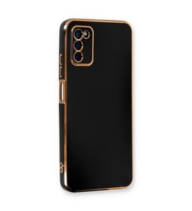 Samsung Galaxy A03s Kılıf Volet Silikon - Siyah
