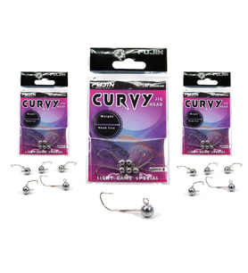 Fujin Curvy Jig Head 1 g. - 6 No.