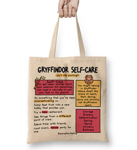 Gryffindor Harry Potter Bez Çanta Uzun Saplı