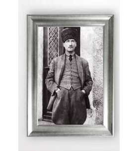Gümüş Çerçeveli Atatürk Tablo a740