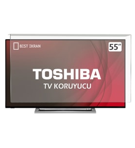 Toshiba 55UV3463DT Tv Ekran Koruyucu - Toshiba 55" inç 139 Ekran Uydu Alıcılı 4K Ultra HD Smart VİDAA LED TV Ekran Koruyucu