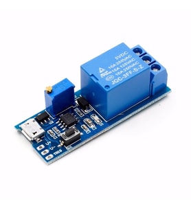 5V-30V Micro Usb Zaman Gecikme Röle Modülü 0-24 sn Potansiyometre