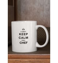 Şef Aşçı I Can't Keep Calm I'm Chef Hediyelik Baskılı Kupa Bardak