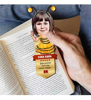 Arı Kostümlü Kız Karikatürlü Kitap Okuma Ayracı