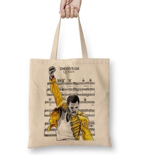 Queen Freddie Mercury Bez Çanta Uzun Saplı