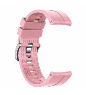 Microsonic Samsung Galaxy Watch 4 Classic 46mm Kordon, Silicone RapidBands Rose Gold