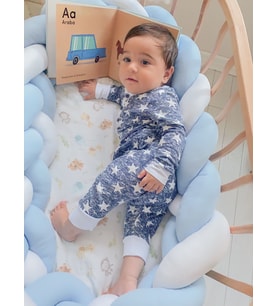 Tulum Pijama Lacivert Yıldızlı