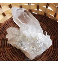 İşlenmemiş Ham Kristal Kuvars Taşı Doğal Taş Mineral Kütle ( 5 CM ) - KLCKT0084 (Beyaz)