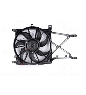 Opel Astra H Zafira B 2004 ve Sonrası Uyumlu Fan Motoru Davlumbazlı (390 MM-3 FIS-7 Kanat)