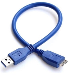 USB 3.0 HDD Taşınabilir Harddisk Veri Data Bağlantı Kablosu 30 cm 4530