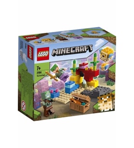 Lego Minecraft 21164 The Coral Reef Mercan Kayalığı Oyuncakları (Karışık)
