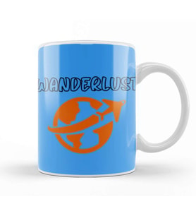 funny Travel gift design lover Trippin Wanderlust Journey Adventurer Vacation Kupa Bardak Porselen