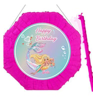 Pinyata BARBİE deniz kızı 42 cm sopalı