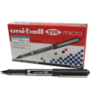 UB150 Eye tükenmez kalem mikro 0,5 mm uç 0,2 mm çizgi genişliği 12 adet, siyah