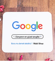 Kişiye Özel Google Tasarım Esprili Mouse Pad