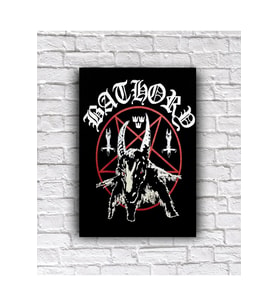 Bathory Black Metal Poster Müzik Konsept Dekor Tablo 19x28 cm