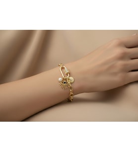 STİL İNCİSİ/XUPING JEWELRY GÖZ İNCİ BİLEKLİK AYARLANABİLİR