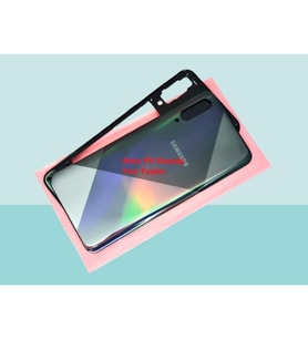 Tkgz - Samsung Galaxy A50S A507 FULL KASA Arka Kapak Batarya Kapağı - SİYAH