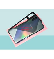 Tkgz - Samsung Galaxy A50S A507 FULL KASA Arka Kapak Batarya Kapağı - SİYAH
