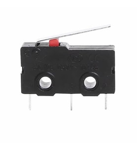 KW11-3Z-B Micro Switch Anahtar 16mm Kol 5A 250V Kollu NO NC COM SPDT Sınırlayıcı Momentary Buton