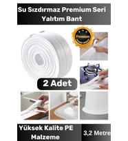 Özel Seri Premium Su Geçirmez Sızdırmaz Lavabo Küvet Yağ Nem Küf Önleyici 3.2m 2 Adet Izolasyon Bant