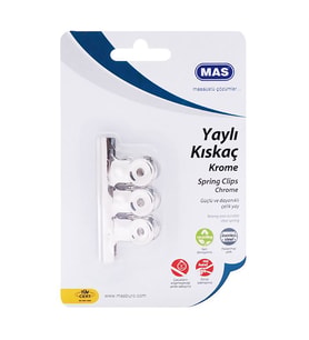 Mas Beyaz Metal Kıskaç 40 Mm 951