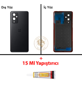 One Plus Yapıştırıcı One Plus 9 Siyah Yapıştırıcı B-7000 Yapıştırıcı Arka Kapak Arka Cam Batarya Kapağı Lazer Kesim Kapak Pil Kapağı Back Cover
