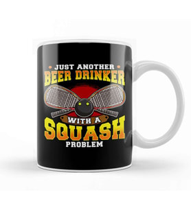 Just Another Beer Drinker With a Squash Problem Kupa Bardak Porselen