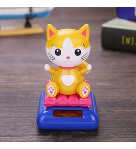 Güneş Enerjili Solar Sallanan Kedi