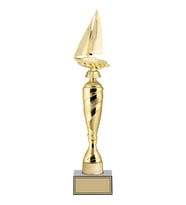 ODAK KUPA - Figürlü Kupalar - Yelken Figürlü Kupalar FG-027 B - 48 cm