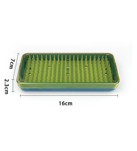 Sterilizasyon Konteyneri 16x7 Cm Mikrovasküler Plastik Cerrahi Dezenfeksiyon Alet Mikrocerrahi Plastik Konteyner