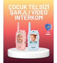 Ekranlı Walkie Talkie Oyuncağı Ses Ve Görüntü Destekli
