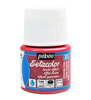 Pebeo Setacolor Suede Effect (Süet Etkisi) Kumaş Boyası 303 RED 