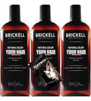 Brickell Erkeklere Özel Anti-White Saç Sakal Bakım Şampuanı 237 ml x 3 adet + Yanında Jel