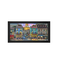 Manzara Temalı Kanvas Tablo 50 x 70 cm Siyah Çerçeve