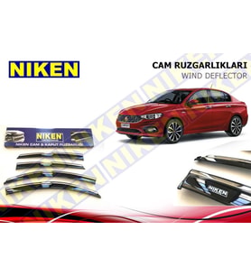 Fiat Egea Kromlu Cam Rüzgarlığı Niken 2016 Sonrası