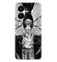 Vivo Y22S Kılıf Resimli Desenli Silikon Platinium Series Angel 1883