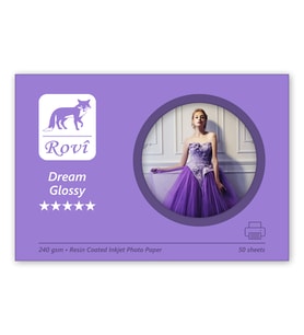 Rovi Dream Parlak Fotoğraf Kağıdı 240gsm 50yp 10x15 : Standart - Karışık