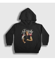 Presmono Unisex Çocuk Siyah Family Fast And Furious Hızlı ve Öfkeli Kapüşonlu Sweatshirt 421062tt