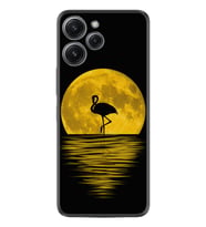 Xiaomi Redmi 12 128 GB 4 GB Ram Kılıf Silikon Desen Özel Seri Ay ve Flamingo 1775