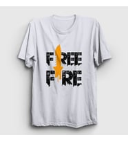 Presmono Unisex Beyaz Knife V2 Free Fire T-Shirt 232928tt (Beyaz)