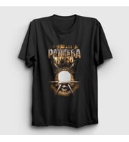 Presmono Unisex Siyah Skull Pantera T-Shirt 168989tt