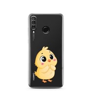 Huawei P30 Lite Uyumlu Baskılı Yumuşak Silikon Şeffaf Telefon Kılıfı