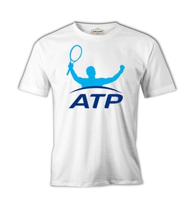 Tenis - ATP Beyaz Erkek Tshirt