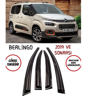 Rifter Berlingo Combo Proace City Doblo Uyumlu Ön Arka Set 4lü Cam Rüzgarlık 2020 Yılı Ve Sonrası