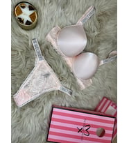 Victoria's Secret Taş Detaylı Dantelli Dolgulu Iç Çamaşırı Takımı