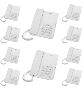 Karel TM140 Masaüstü  Telefon Seti 10 Lu Beyaz