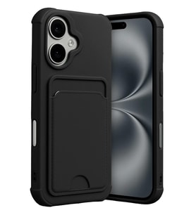 Newface Apple iPhone 17 Kelvin Kartvizitli Silikon - Siyah